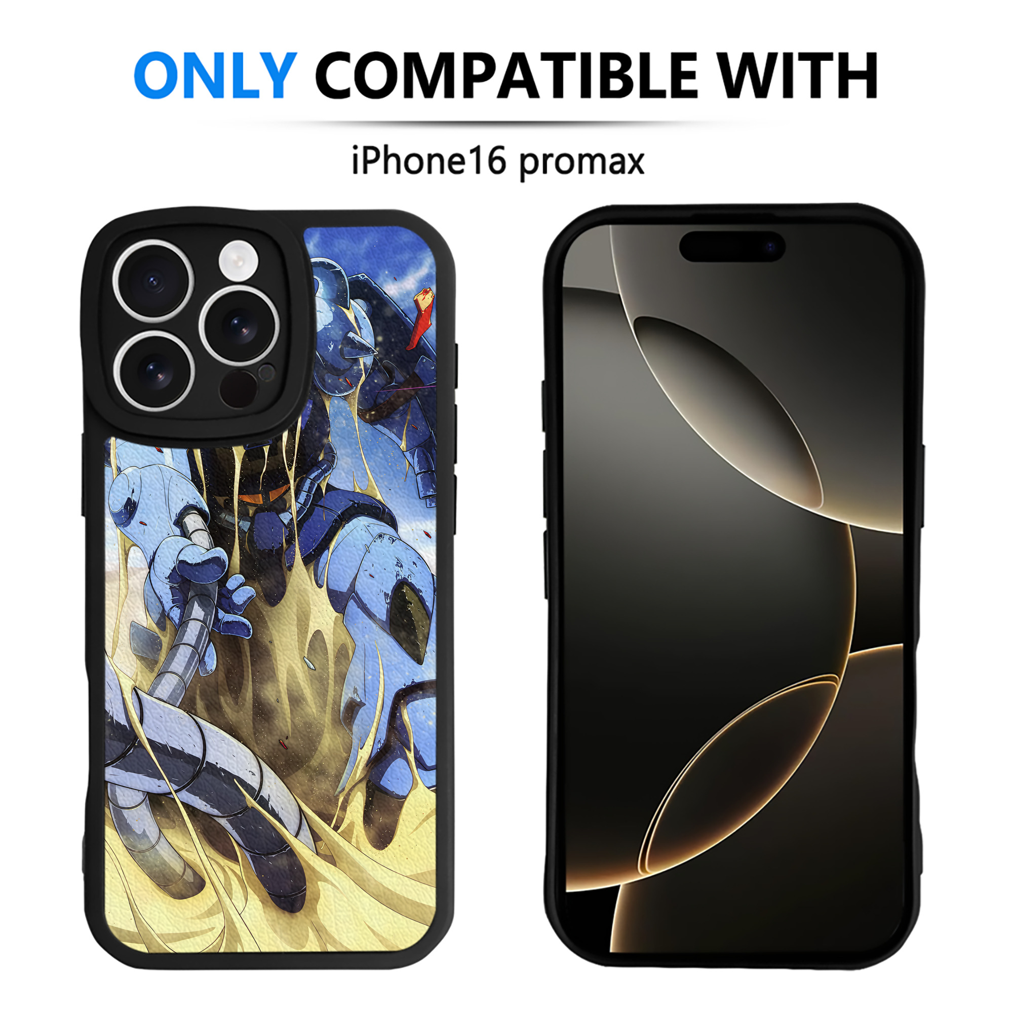 （画像用） 機動戦士ガンダム Mobile Suit Gundam 【iPhone 16シリーズ対応】シリコンスマホケース（レザー調） 材質：シリコン